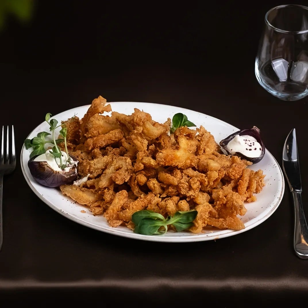 Burtă de vită crocantă