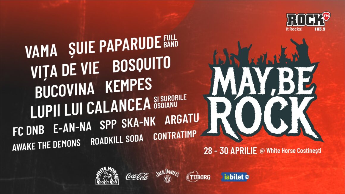 afisul festivalului May Be Rock din Costinesti 2023