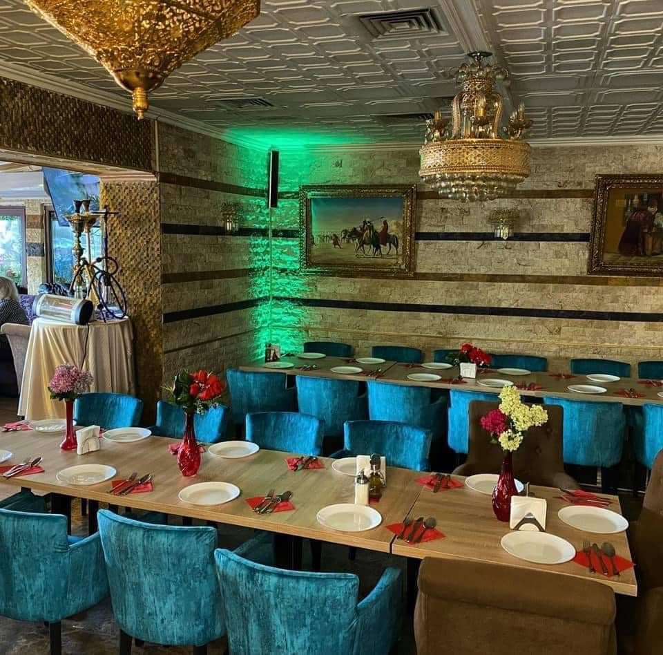 Imagine din restaurant Damascus Palace,  unul din restaurante libaneze din București