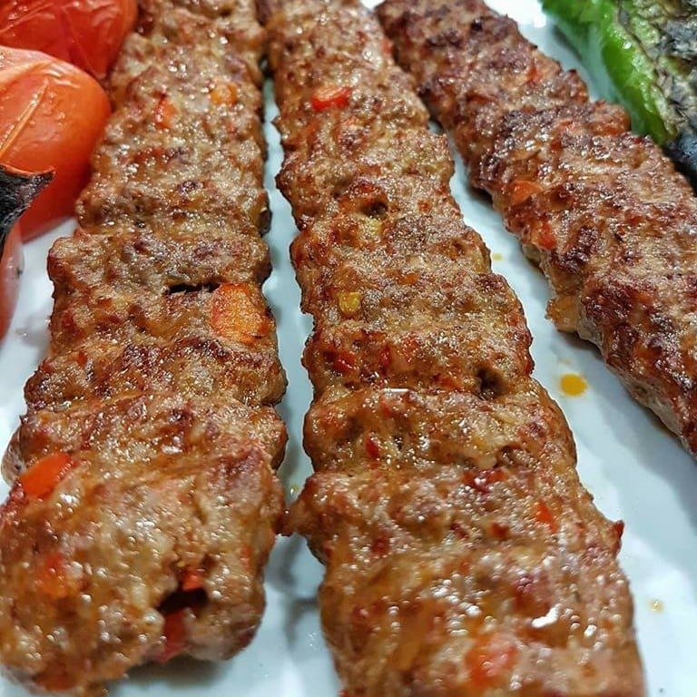 adana kebab close up