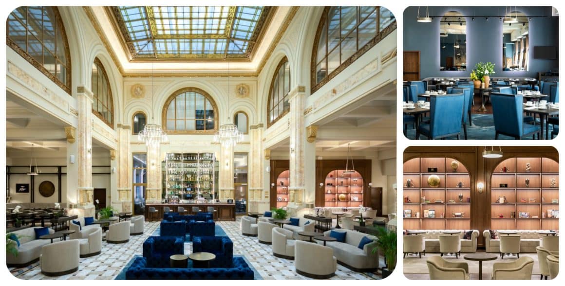 Imagini din hotelul The Marmorosch Bucharest, cu un design impresionant.