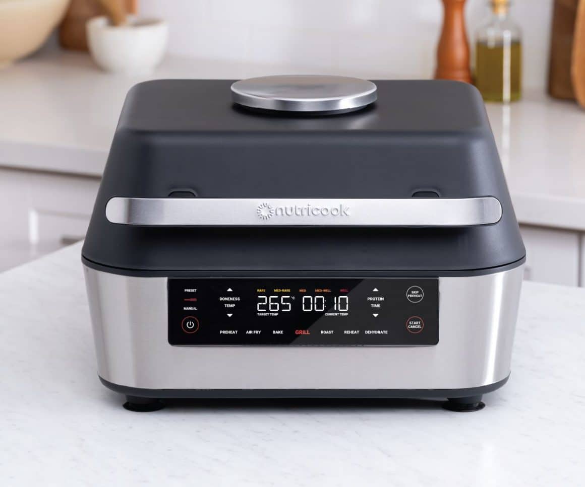 Nutricook Smart Air Fryer Grill XL, unul dintre cele mai noi gadgeturi de bucatarie