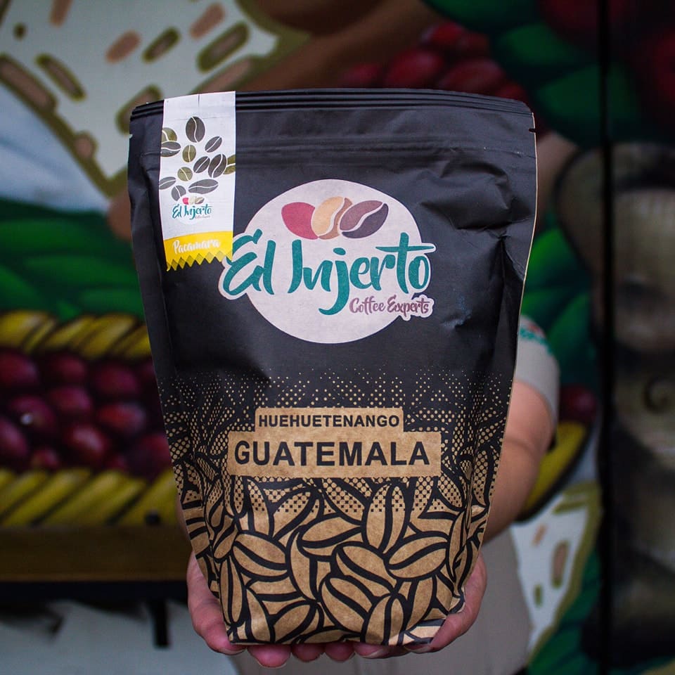 un plic de cafea de la ferma El Injerto,cea mai bună cafea din guatemala