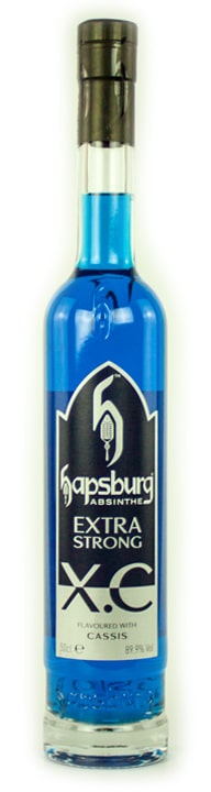 o sticlă de habsburg Absinthe XC, una dintre cele mai puternice băuturi alcoolice