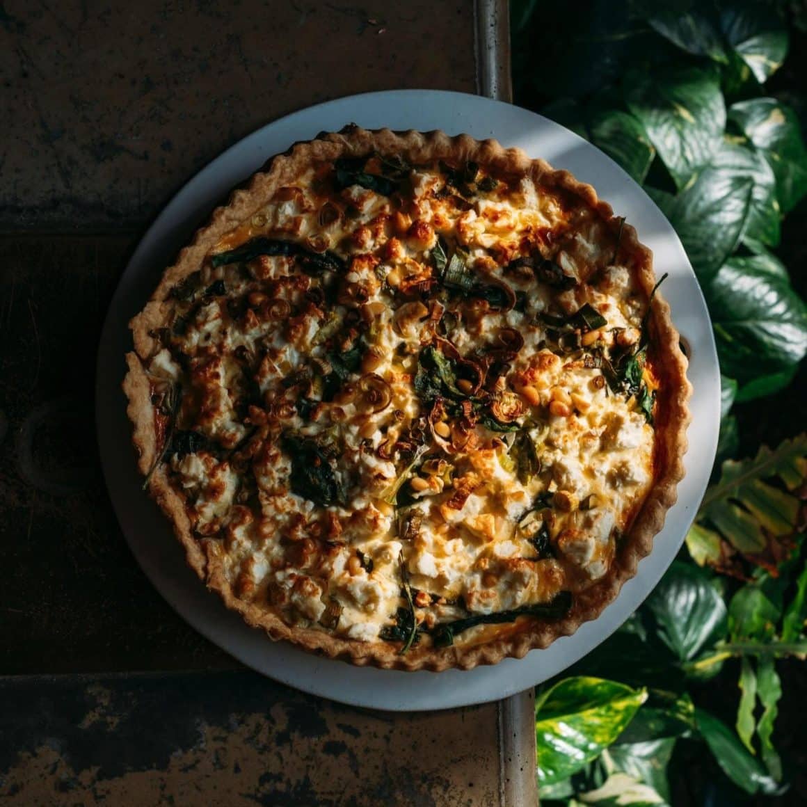 Leeks & Brie quiche de la Frog. Unde mâncăm ieftin și bun în București