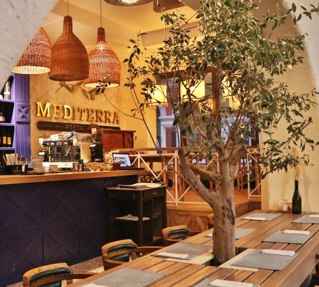 imagine din restaurant Mediterra Brașov