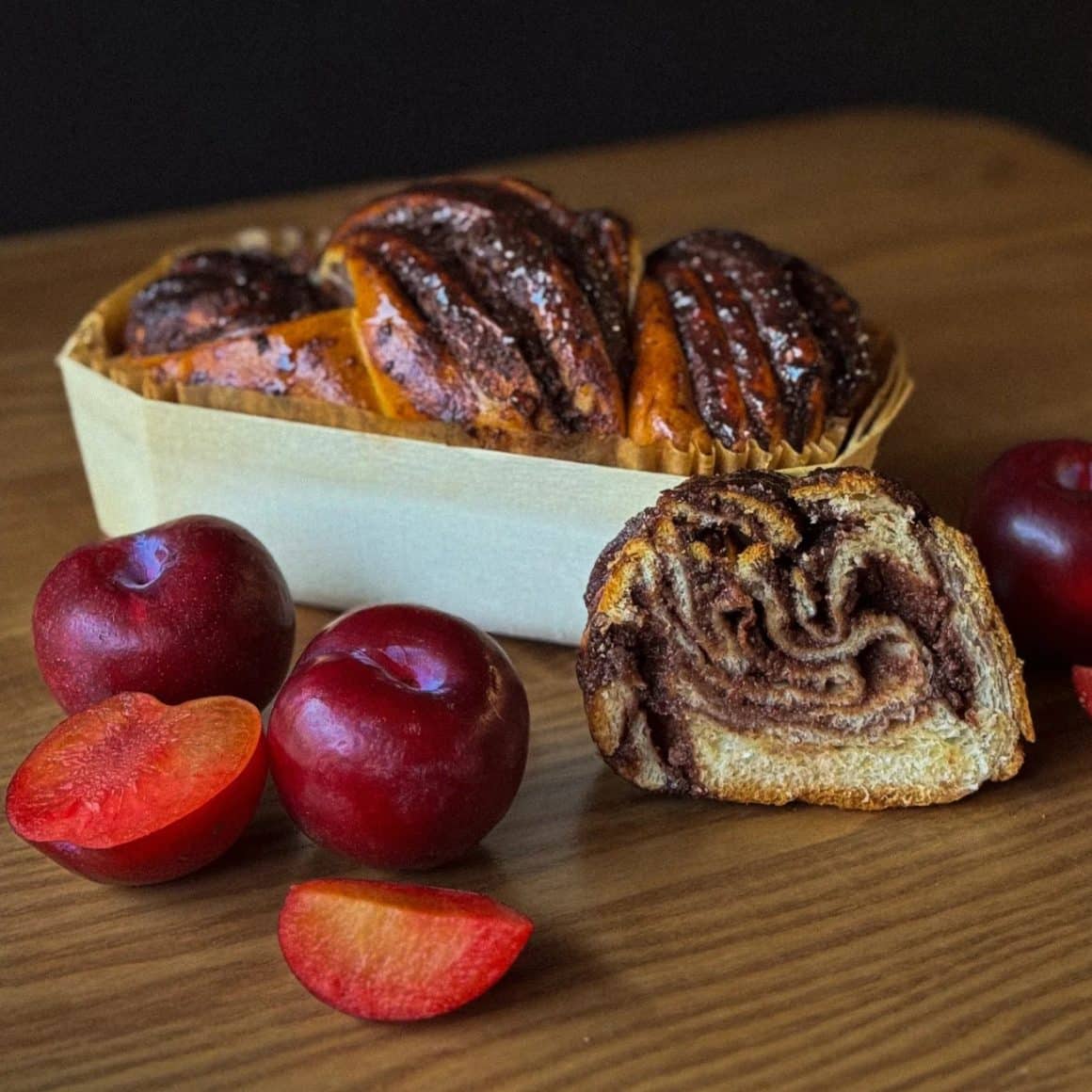 babka cu magiun de prune și nucă de la Piața9 București