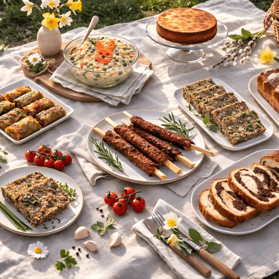 Restaurante care livrează masa de Paște. Meniu vegan de Paște de la Sara Green.