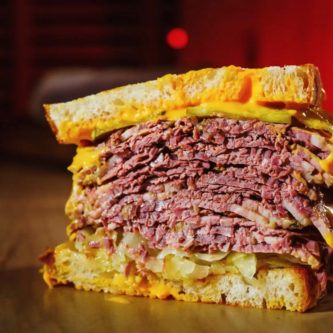 sendviș Reuben de la Molf București