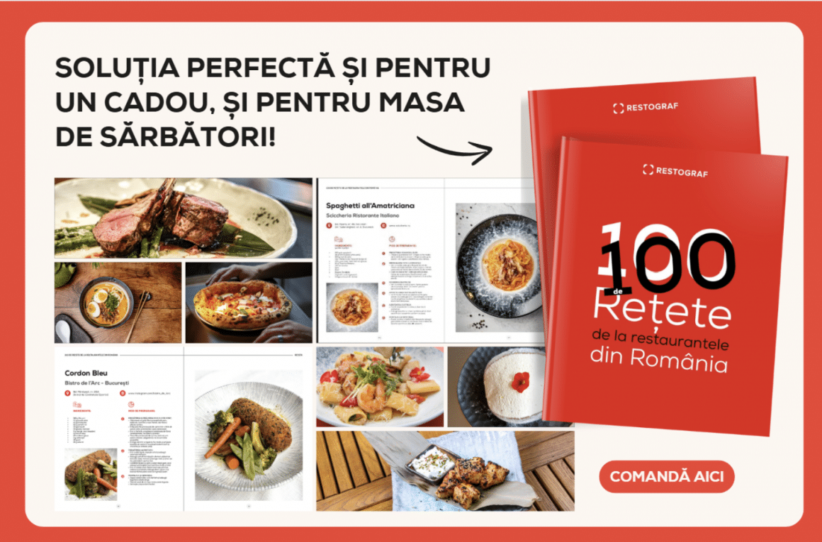 imagine cu carteaRestograf  100 de rețete de la Restaurante. Cadouri de Crăciun pentru foodies