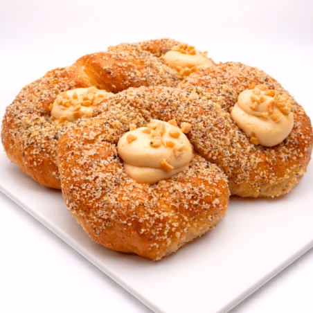 close up mucenici cu caramel de la Ana Pan