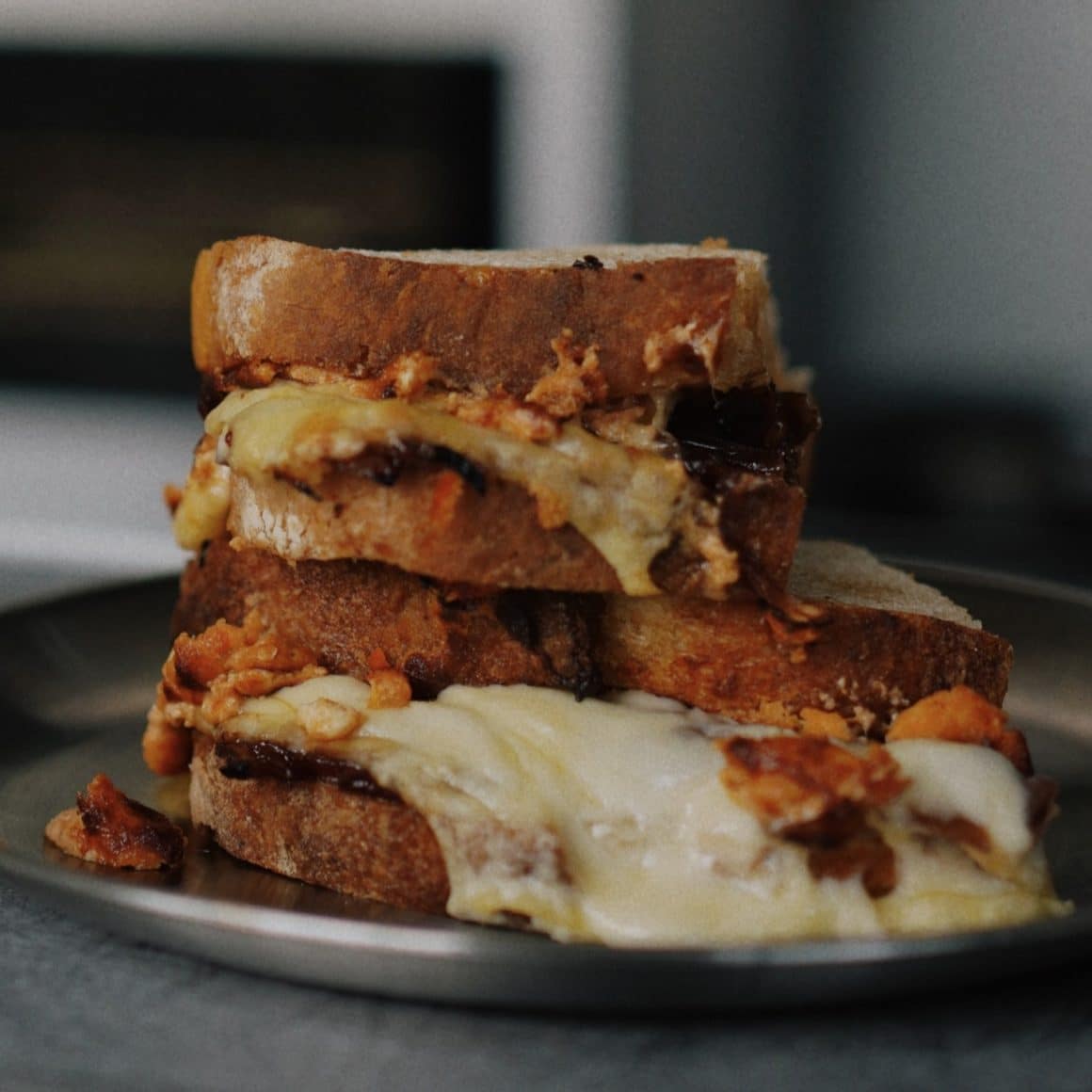 grilled cheese sandwich de la Apio Herăstrău. Brunch în București