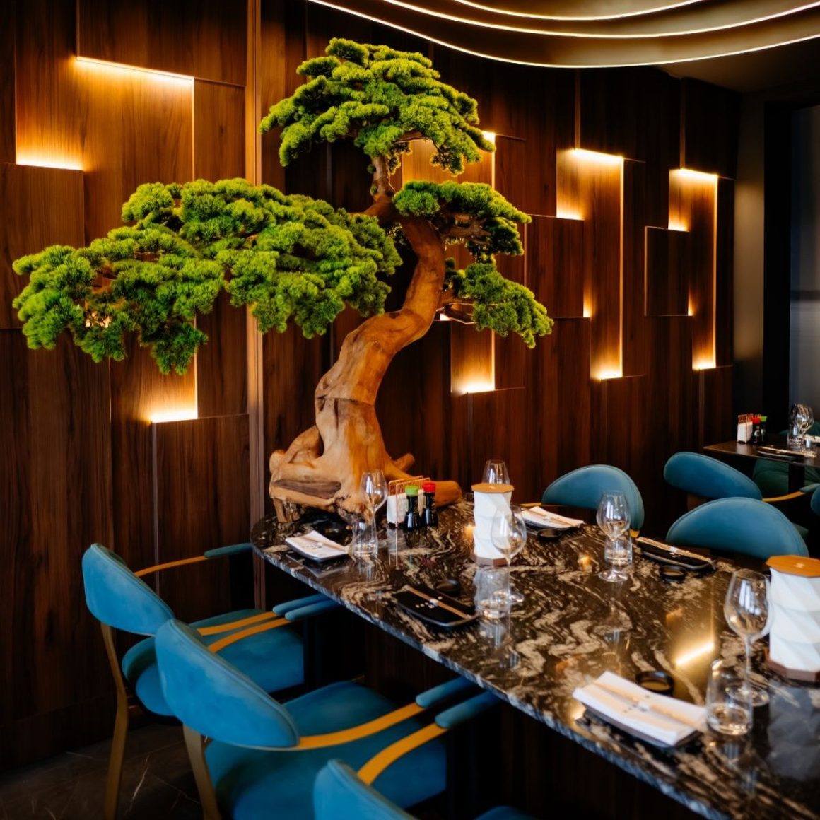 imagine din interiorul restaurantului Oyabun București