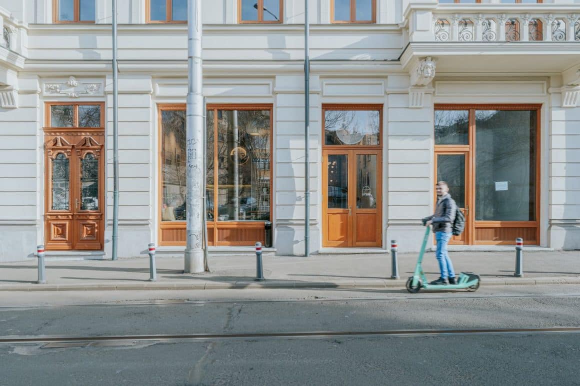 Fatada casei Popp-Bunescu după renovare. Locația actuală a Sip Coffee & Wine Bar