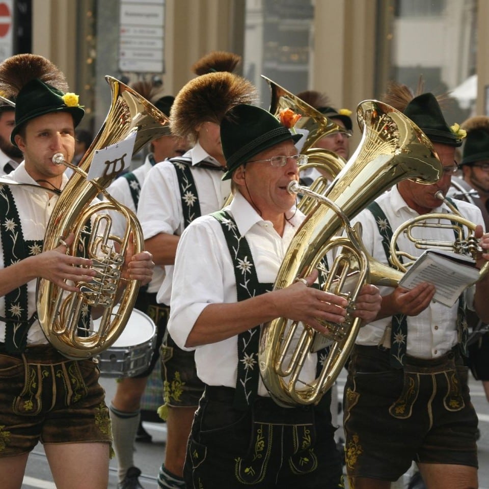 Fanfara de cantereti nemti, la trombon