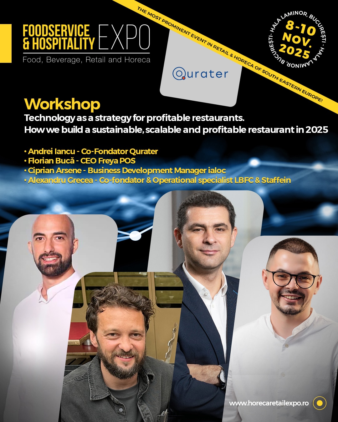 workshop digitalizare restaurante la Food Service & Hospitality Expo 2025