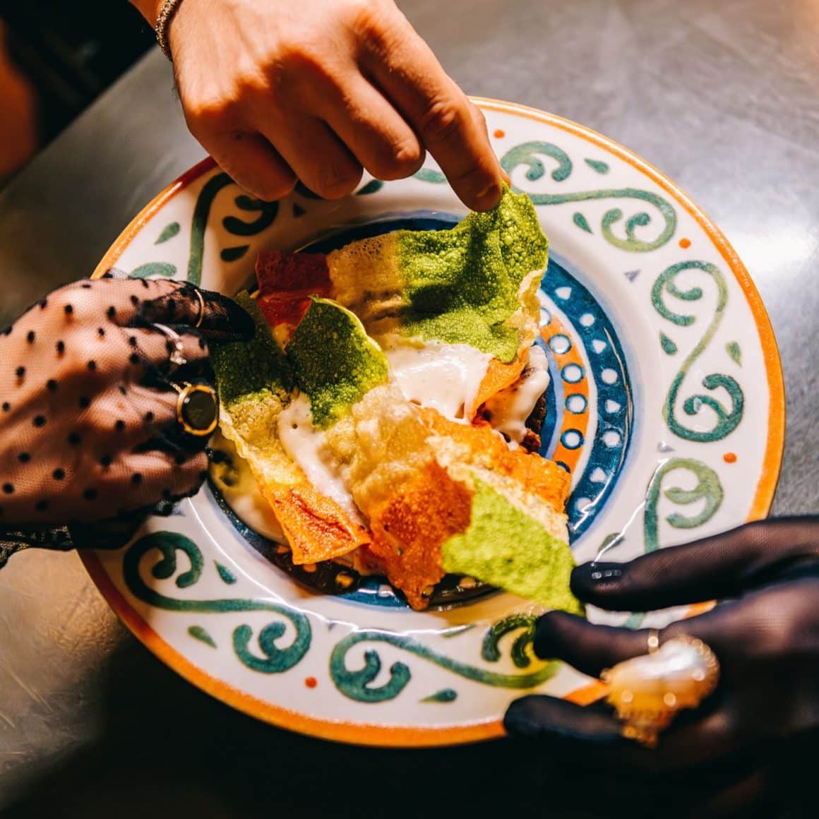lasagna de la Massimo Bottura, servita in restaurant La Grande Bellezza din București