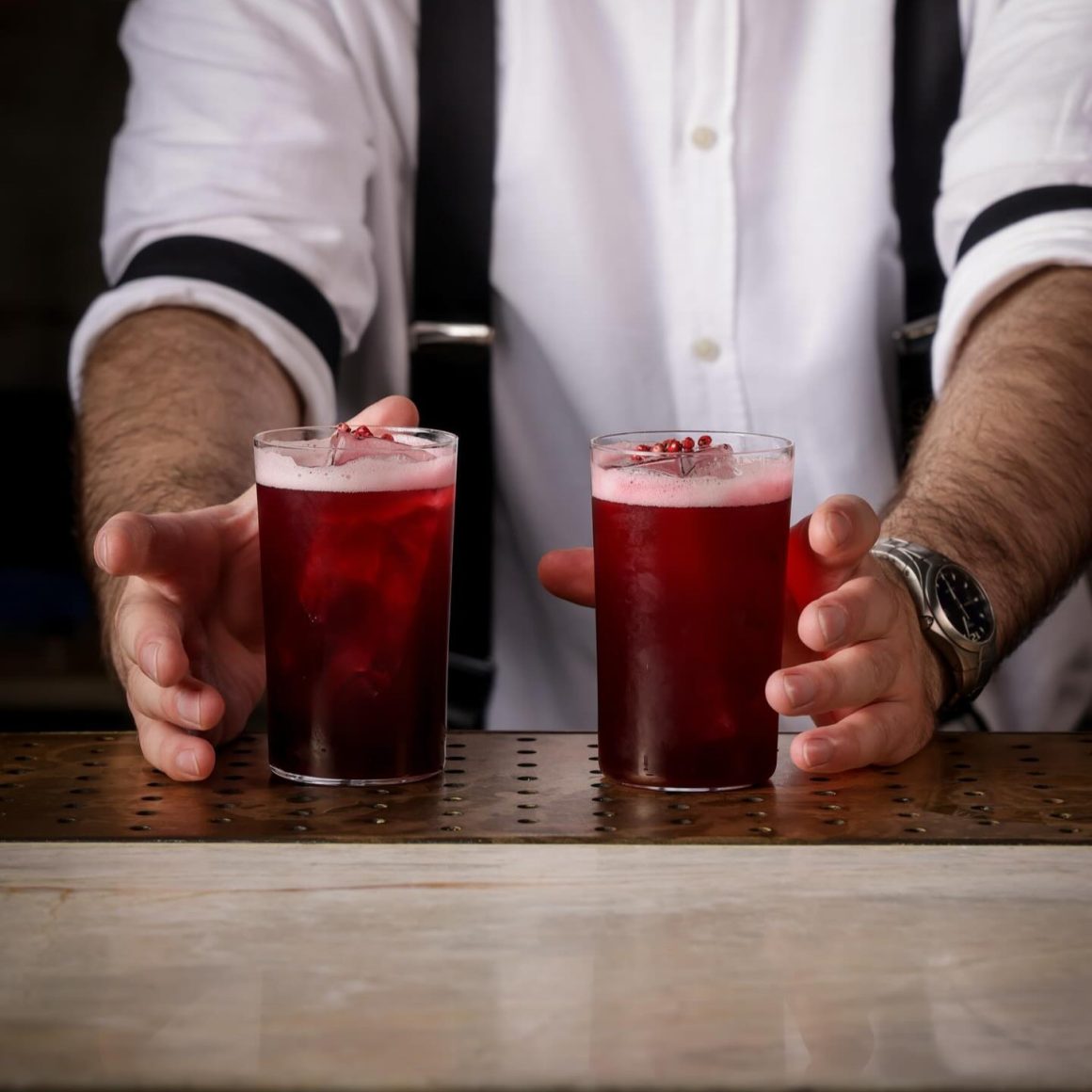 Forrest Bloom: băutură home made cu Sparkling tea de la La mișa Biciclista. Mocktails București