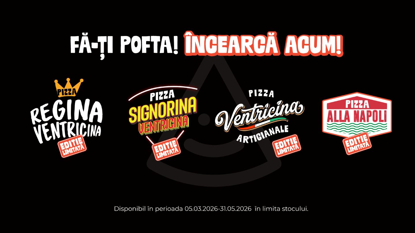 Noua ediție limitată de pizza Trenta înfrățește Bucureștiul cu Napoli