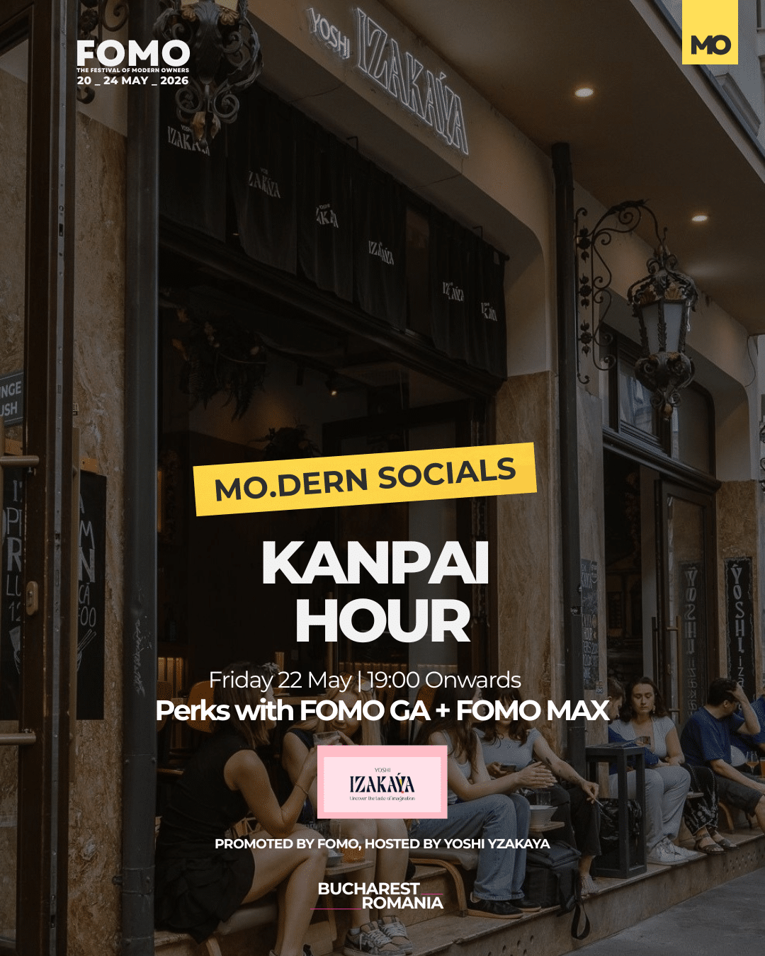 restaurante cu promotii Fomo 2026: yoshi izakaya