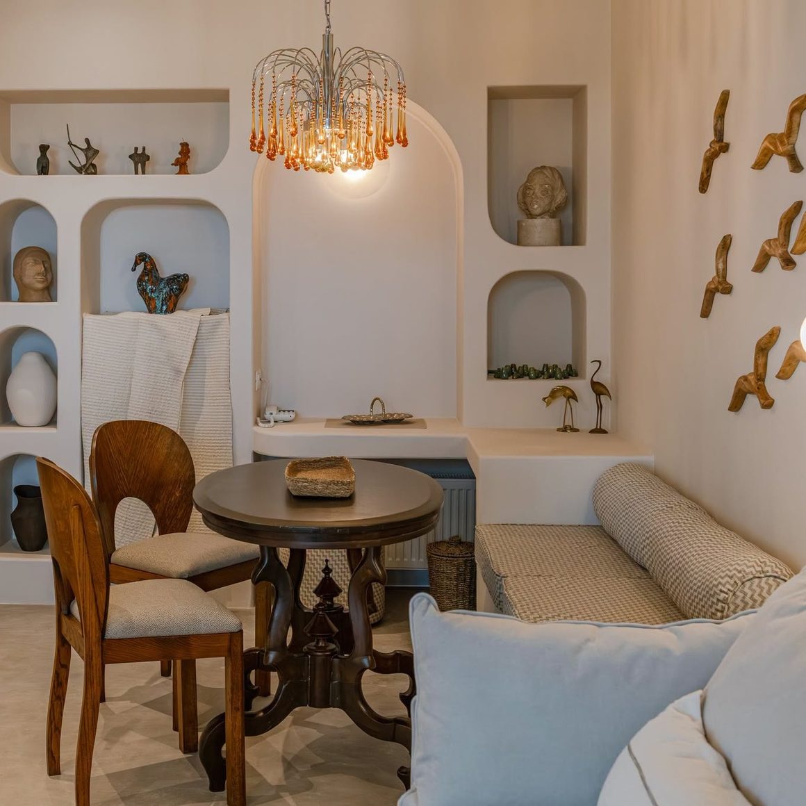 Detalii de design interior la hotel Euforia din Eforie